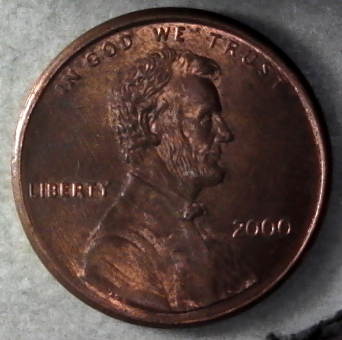 2000-P-Lincoln-Memorial-Cent-Wide-AM-Found-CRH!